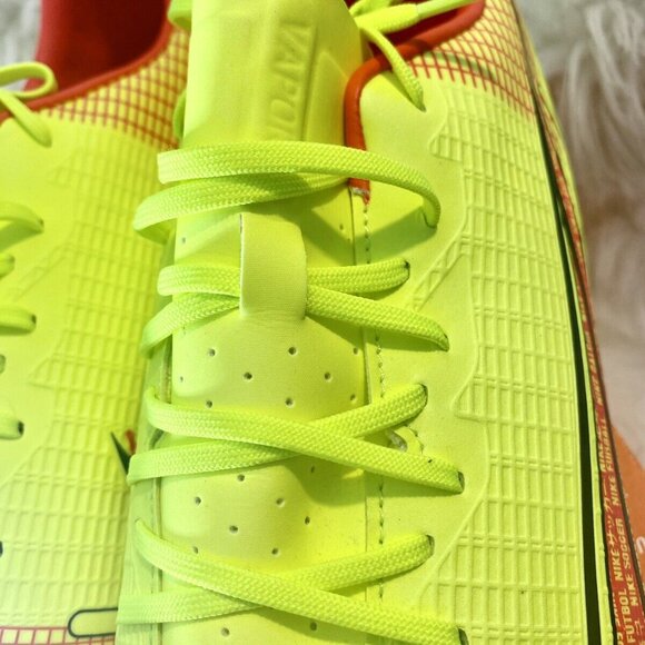 NEW Nike Mercurial Vapor 14 Academy FG MG Volt Green Cleats CU5691-760 Men's 13 - Picture 5 of 9